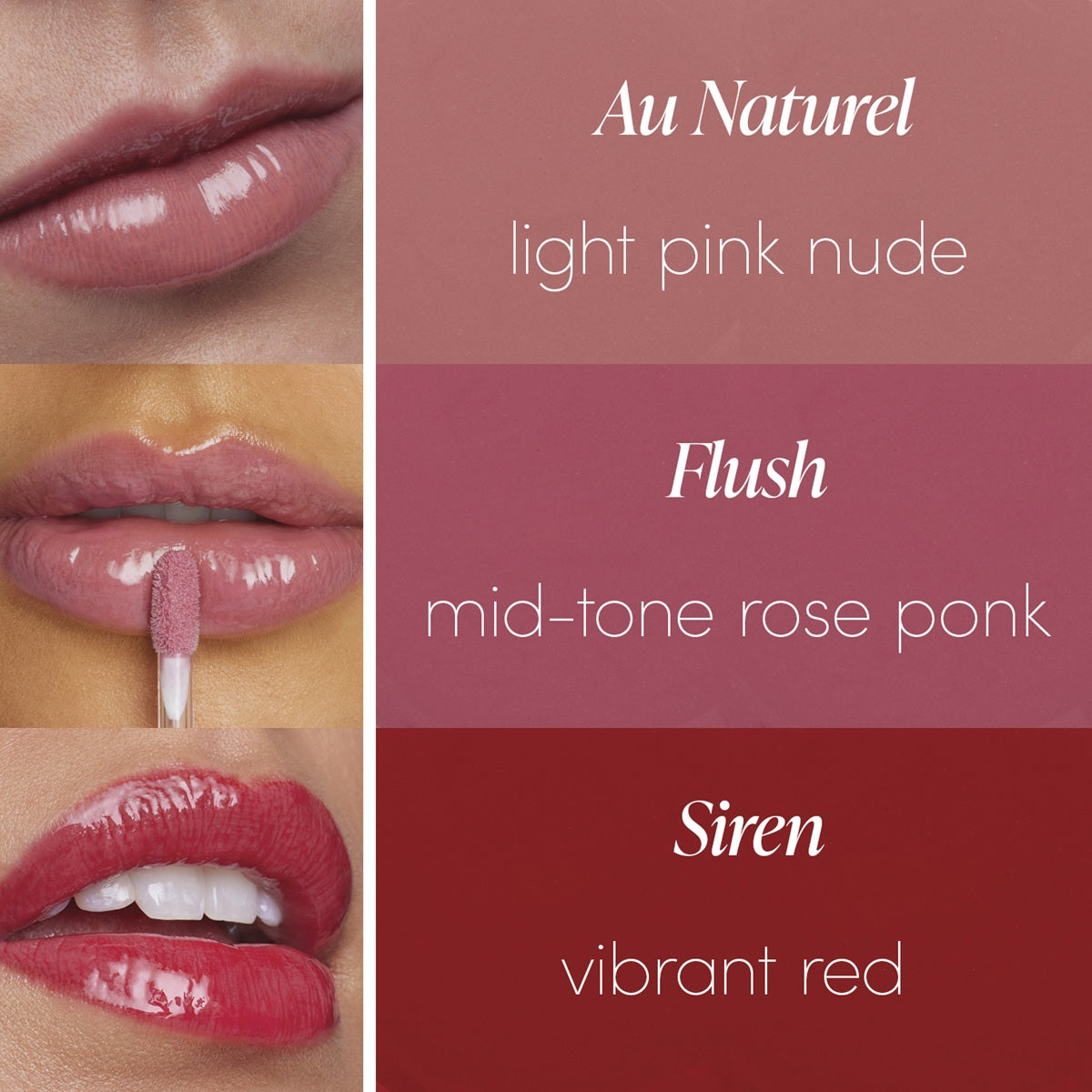 Glaze &amp; Glow ColourLuxe High Impact Lip Glaze Mini Trio