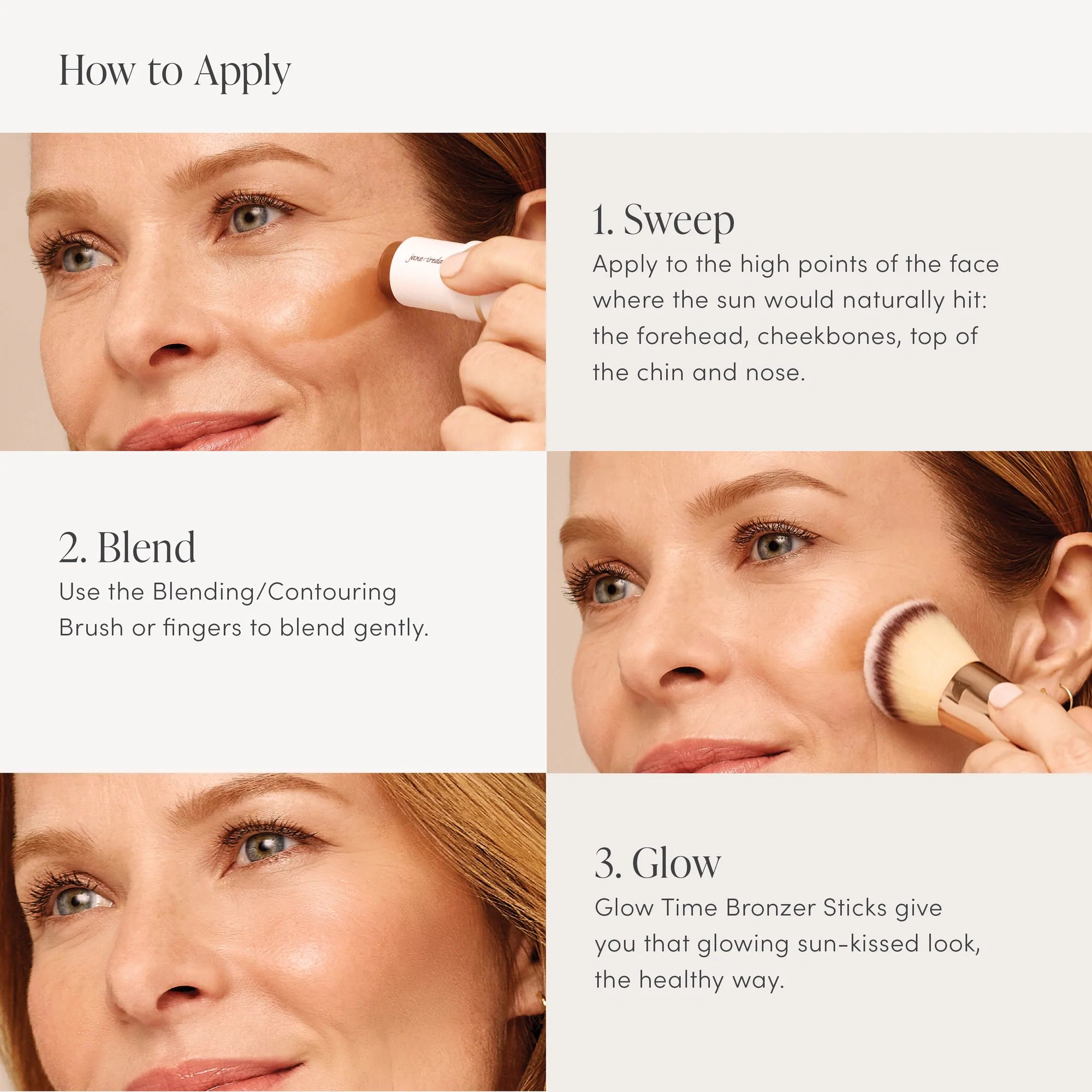 Glow Time Bronzer Stick Jane Iredale UK